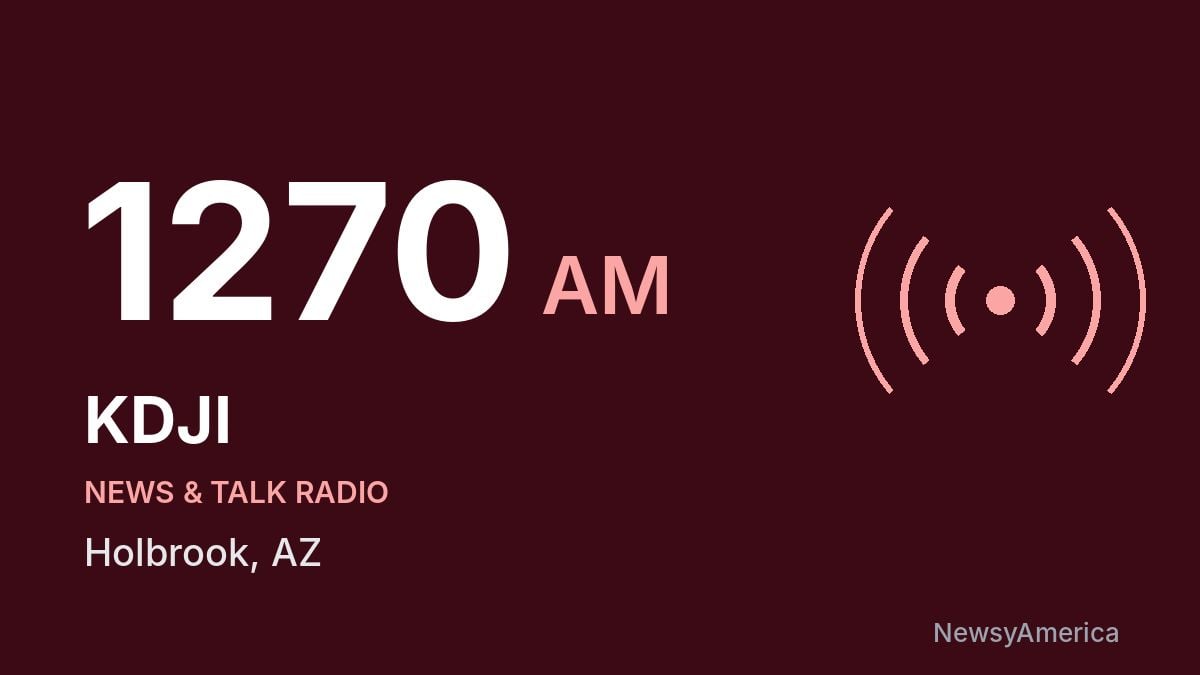 KDJI 1270 AM – Holbrook