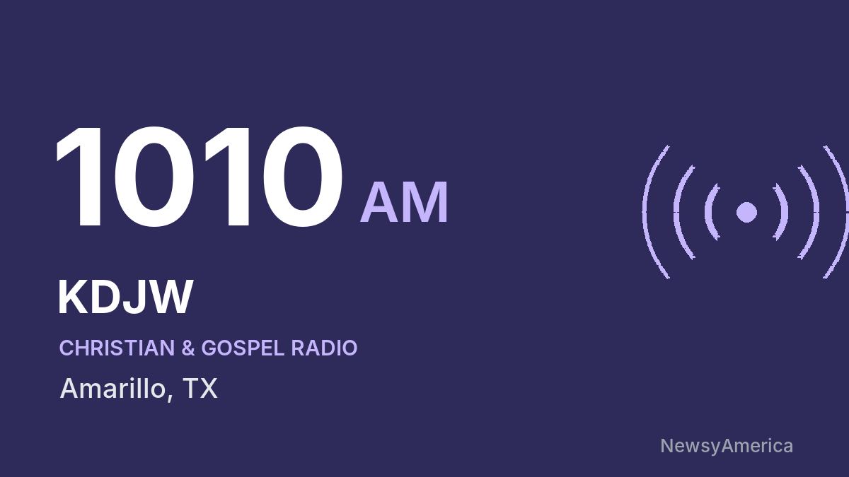 KDJW 1010 AM – Amarillo