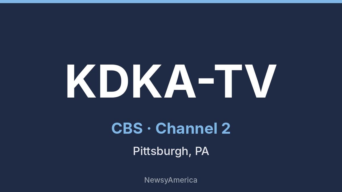 KDKA-TV – CBS 2 Pittsburgh