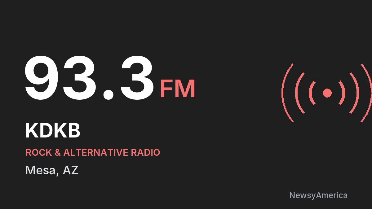 KDKB 93.3 FM – Mesa