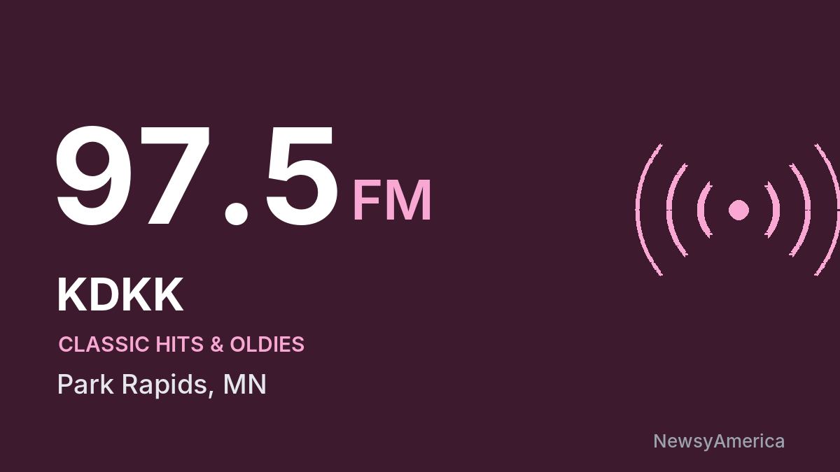 KDKK 97.5 FM – Park Rapids
