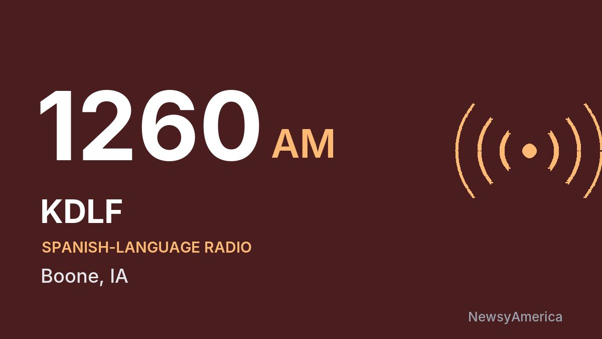 KDLF 1260 AM – Boone
