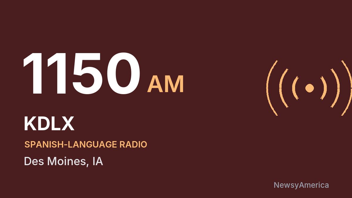 KDLX 1150 AM – Des Moines