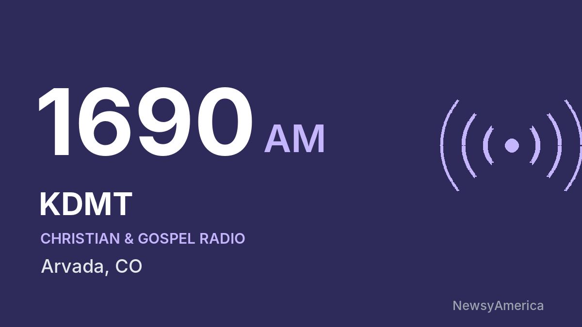KDMT 1690 AM – Arvada
