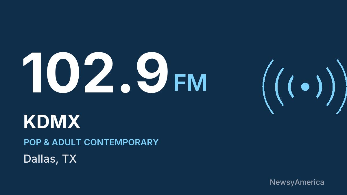 KDMX 102.9 FM – Dallas