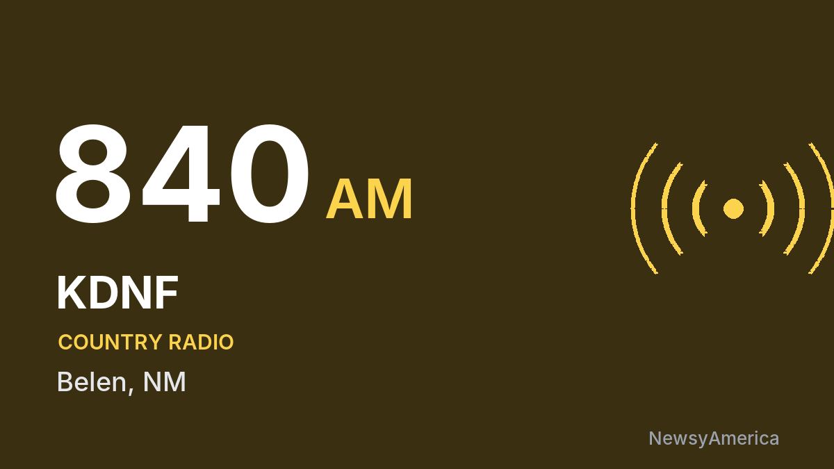 KDNF 840 AM – Belen