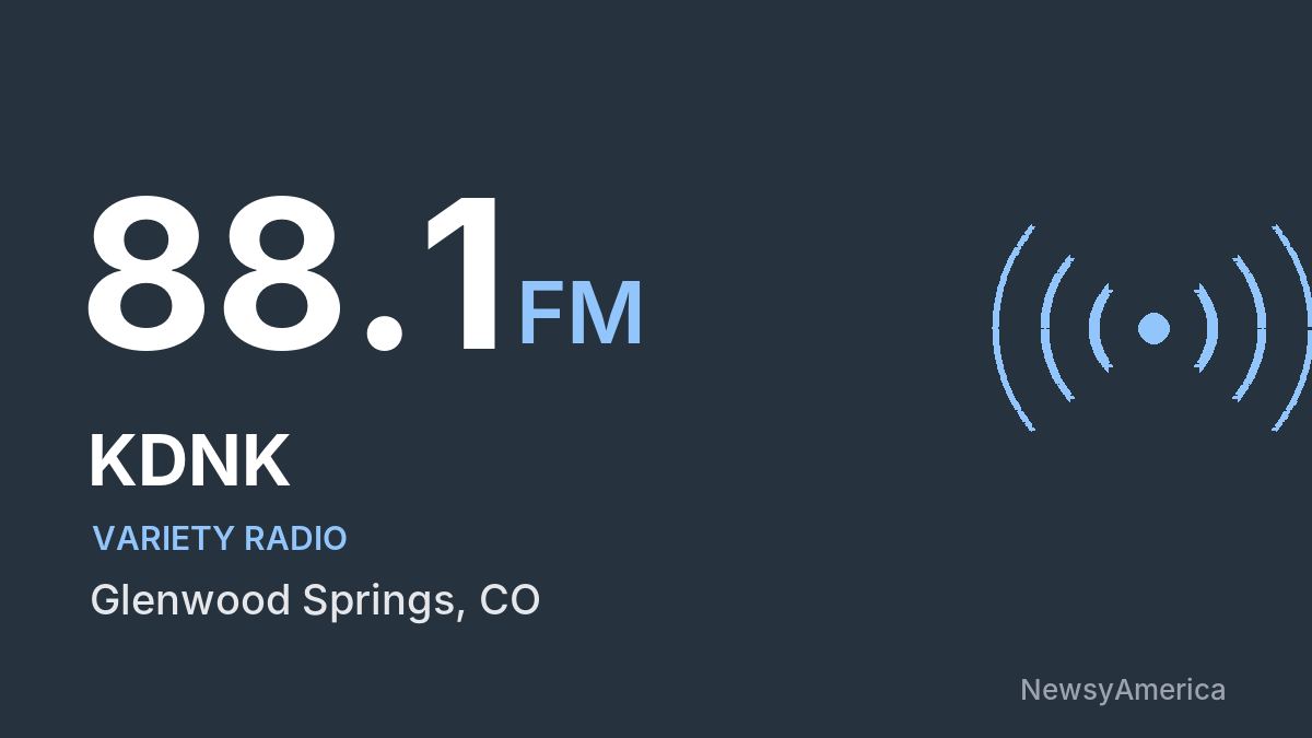KDNK 88.1 FM – Glenwood Springs