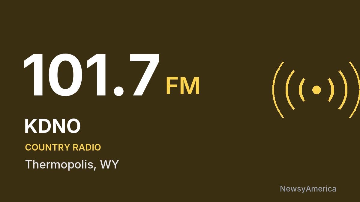 KDNO 101.7 FM – Thermopolis