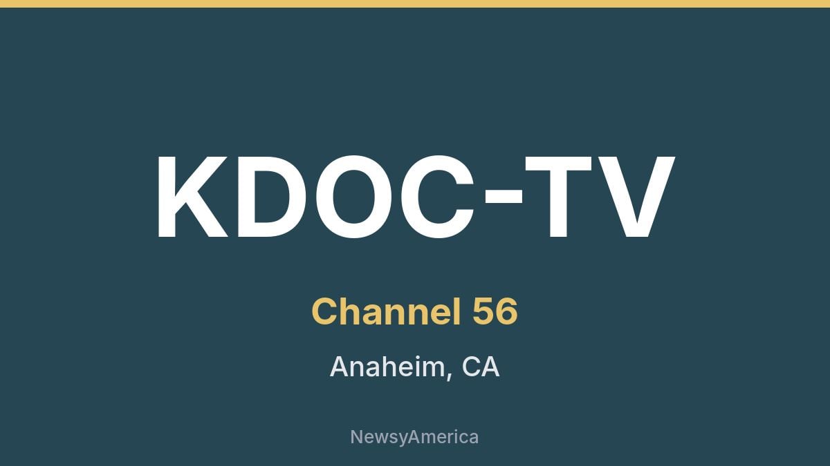 KDOC-TV – Channel 56 Los Angeles