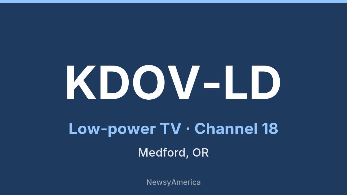 KDOV-LD – Channel 18 Medford