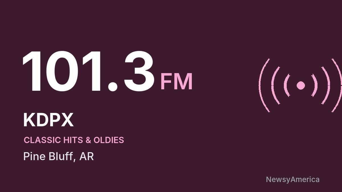 KDPX 101.3 FM – Pine Bluff