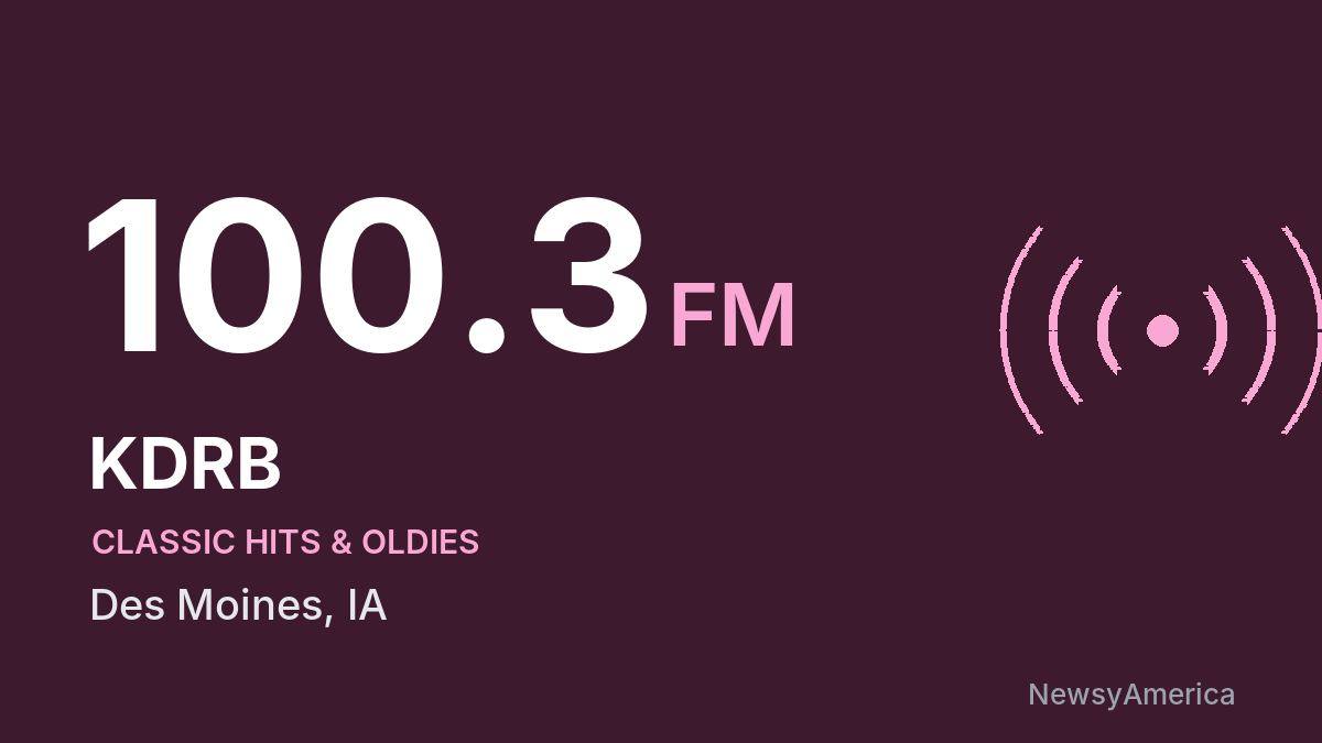 KDRB 100.3 FM – Des Moines