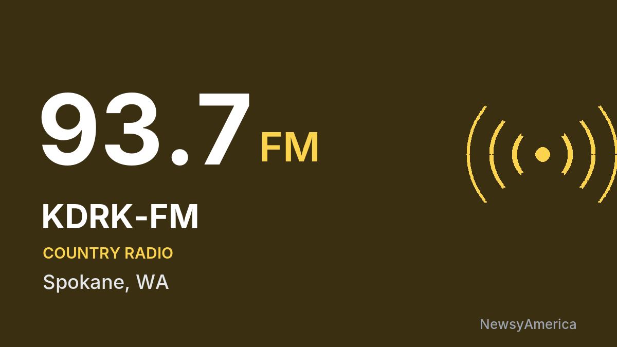 KDRK-FM 93.7 FM – Spokane