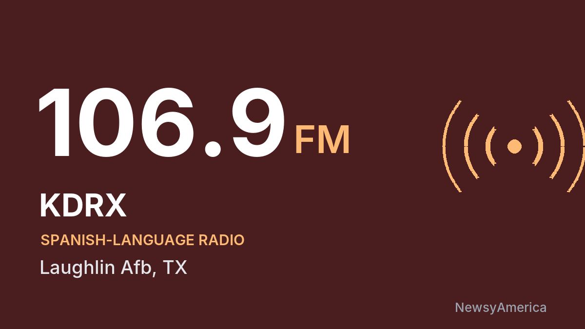 KDRX 106.9 FM – Laughlin Afb