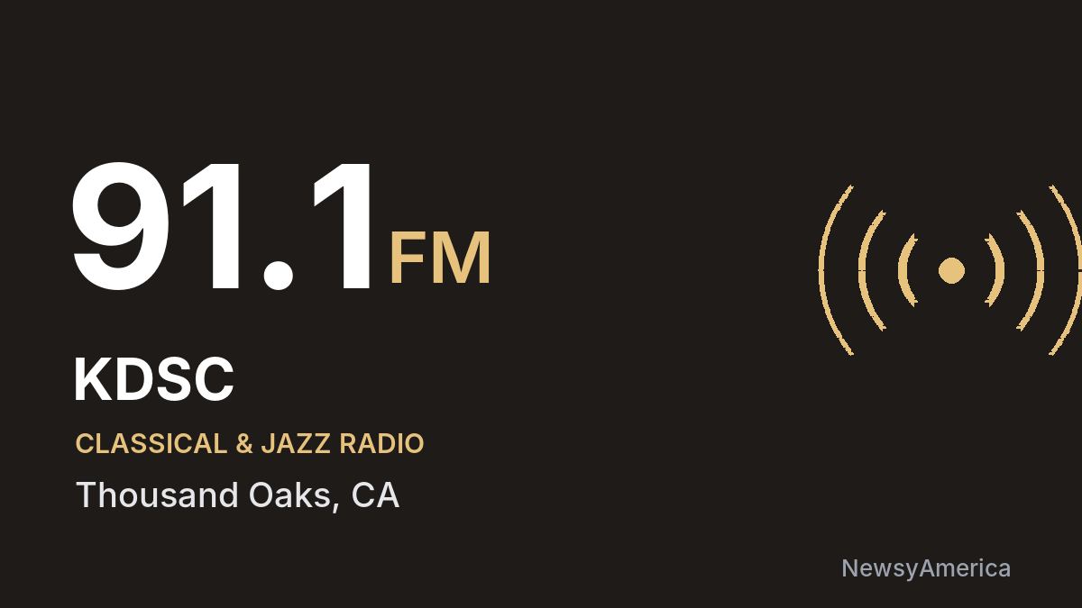 KDSC 91.1 FM – Thousand Oaks