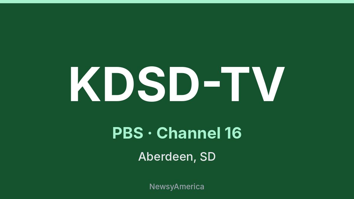 KDSD-TV – PBS 16 Sioux Falls