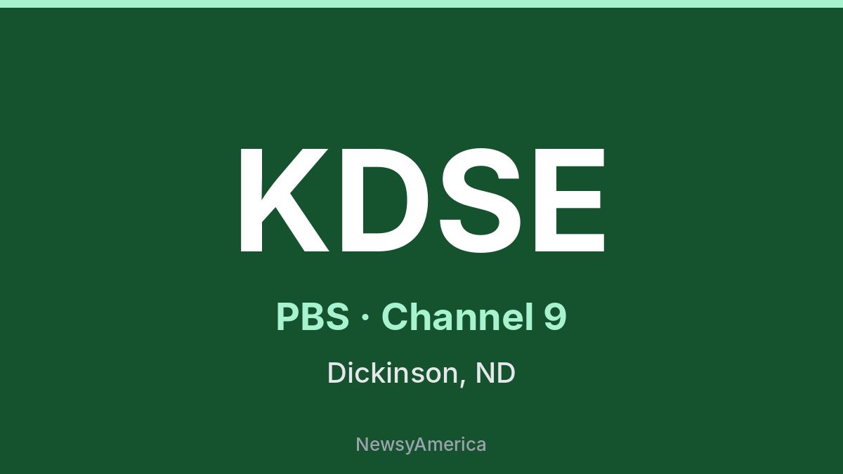 KDSE – PBS 9 Minot
