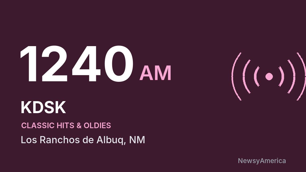 KDSK 1240 AM – Los Ranchos de Albuq