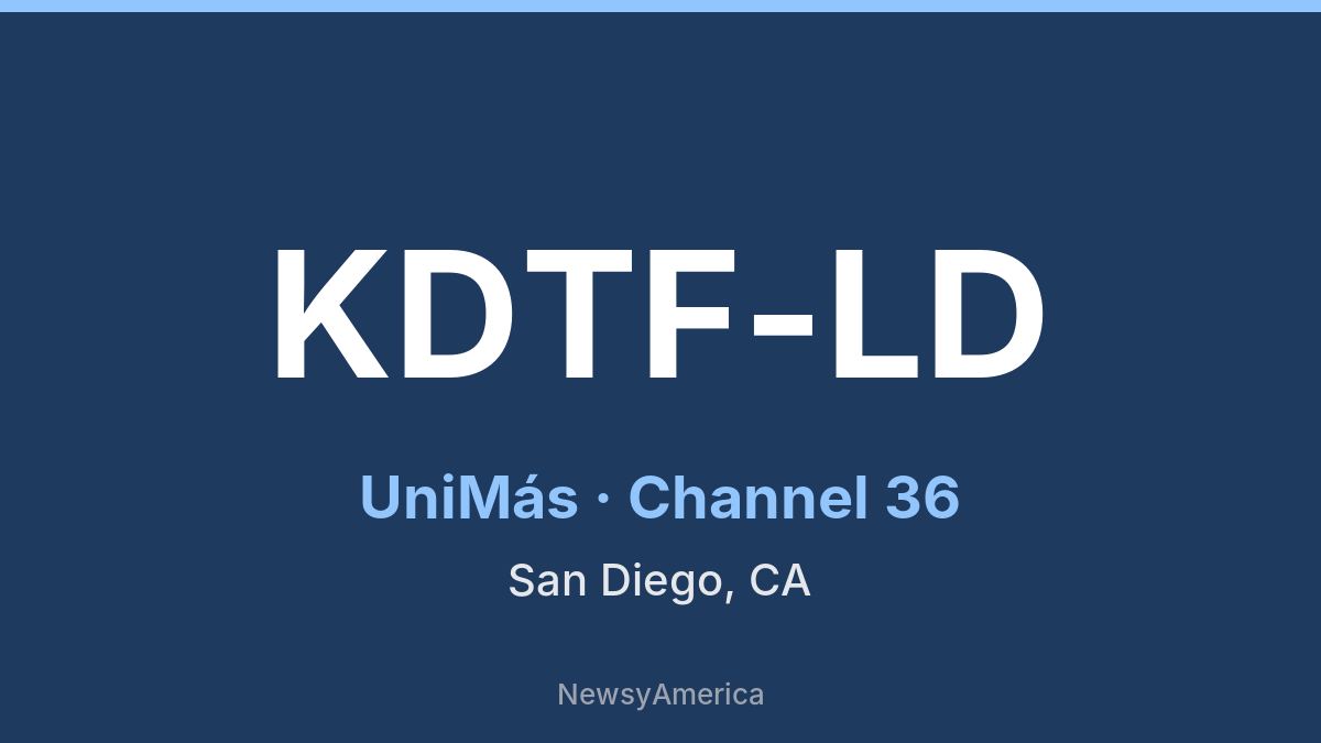KDTF-LD – UniMás 36 San Diego