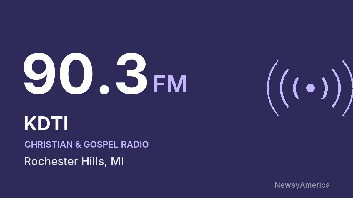 KDTI 90.3 FM – Rochester Hills