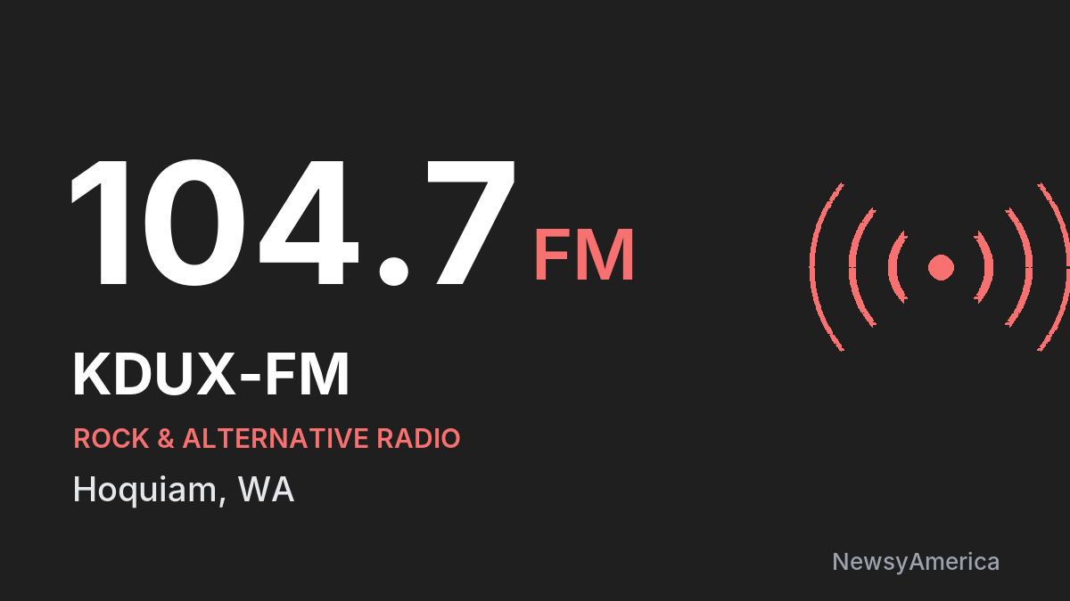 KDUX-FM 104.7 FM – Hoquiam