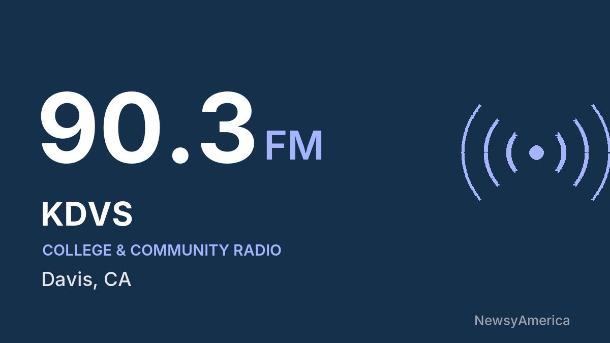 KDVS 90.3 FM – Davis