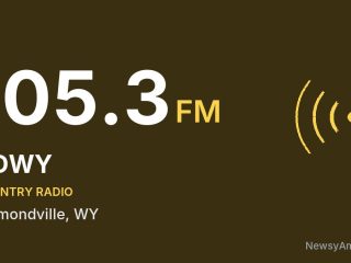 KDWY 105.3 FM, Diamondville, WY