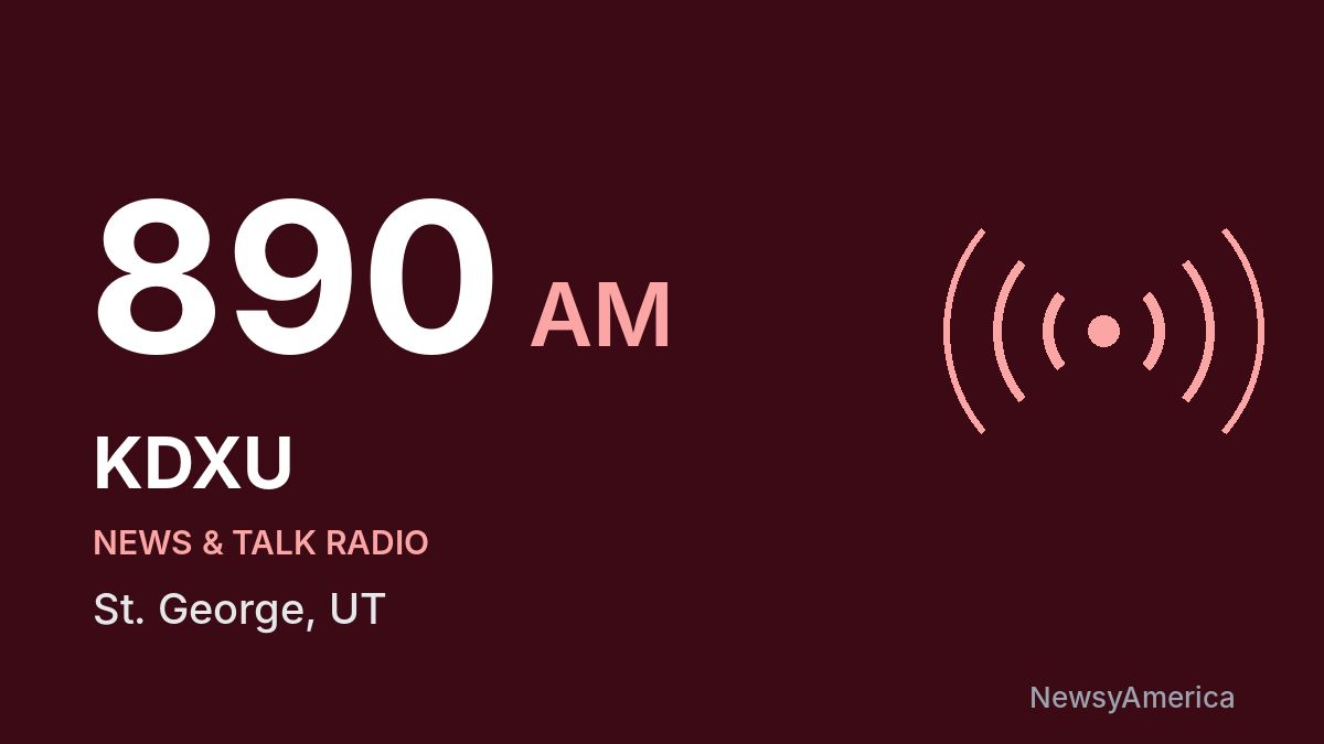 KDXU 890 AM – St. George
