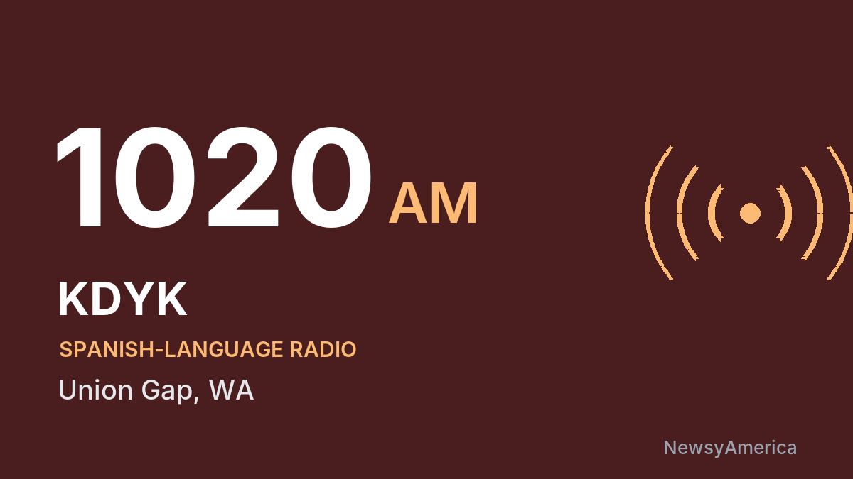 KDYK 1020 AM – Union Gap