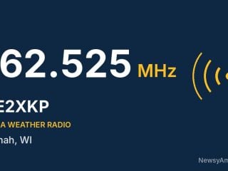 KE2XKP NOAA Weather Radio 162.525 MHz, Tomah, WI