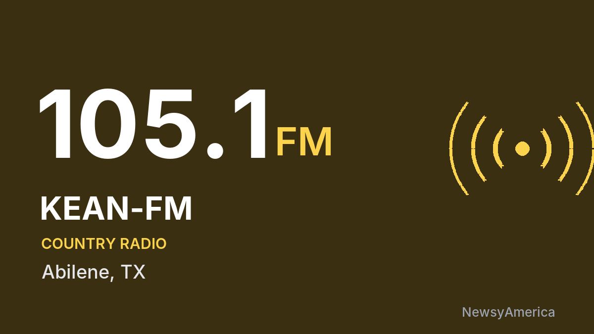 KEAN-FM 105.1 FM – Abilene