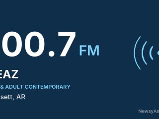 KEAZ 100.7 FM, Kensett, AR