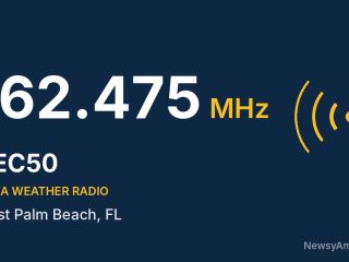 KEC50 NOAA Weather Radio 162.475 MHz, West Palm Beach, FL