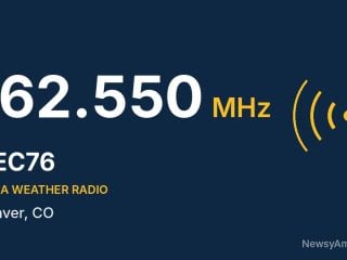 KEC76 NOAA Weather Radio 162.550 MHz, Denver, CO