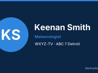 Keenan Smith, Meteorologist, WXYZ-TV