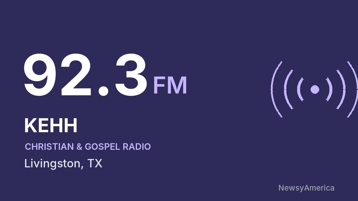 KEHH 92.3 FM – Livingston
