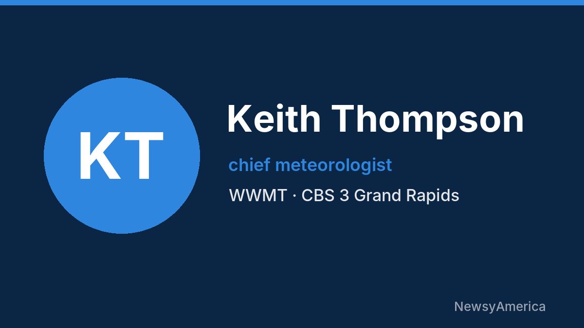 Keith Thompson – WWMT, Grand Rapids