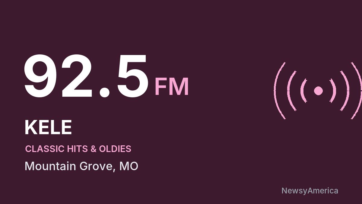 KELE 92.5 FM – Mountain Grove