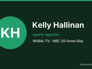 Kelly Hallinan, sports reporter, WGBA-TV