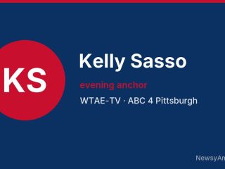 Kelly Sasso, evening anchor, WTAE-TV