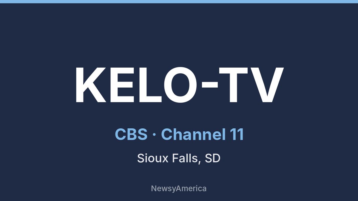 KELO-TV – CBS 11 Sioux Falls