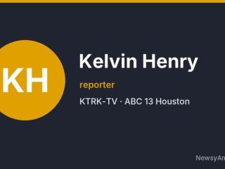 Kelvin Henry, reporter, KTRK-TV