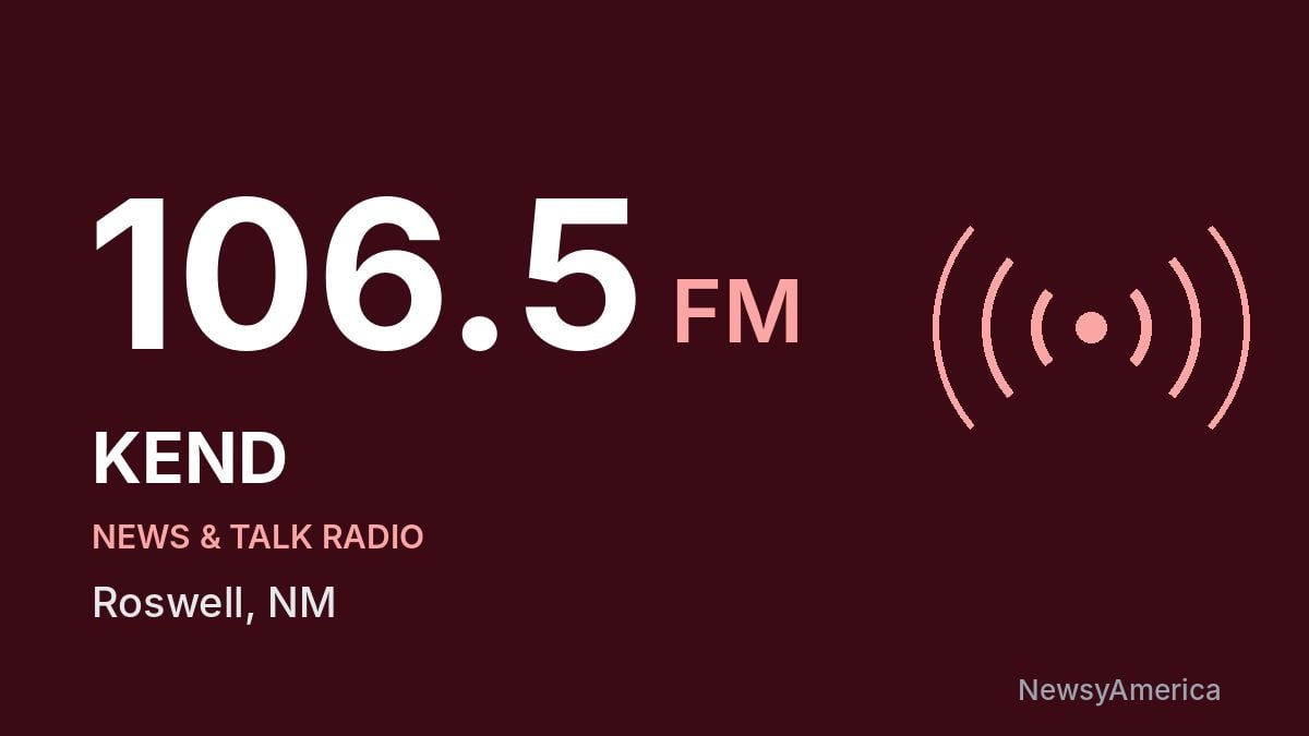 KEND 106.5 FM – Roswell
