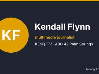 Kendall Flynn, multimedia journalist, KESQ-TV