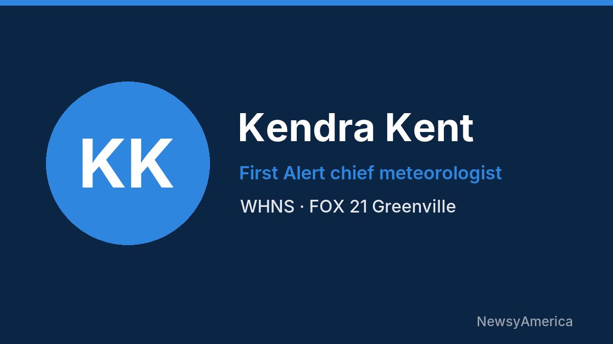 Kendra Kent – WHNS, Greenville