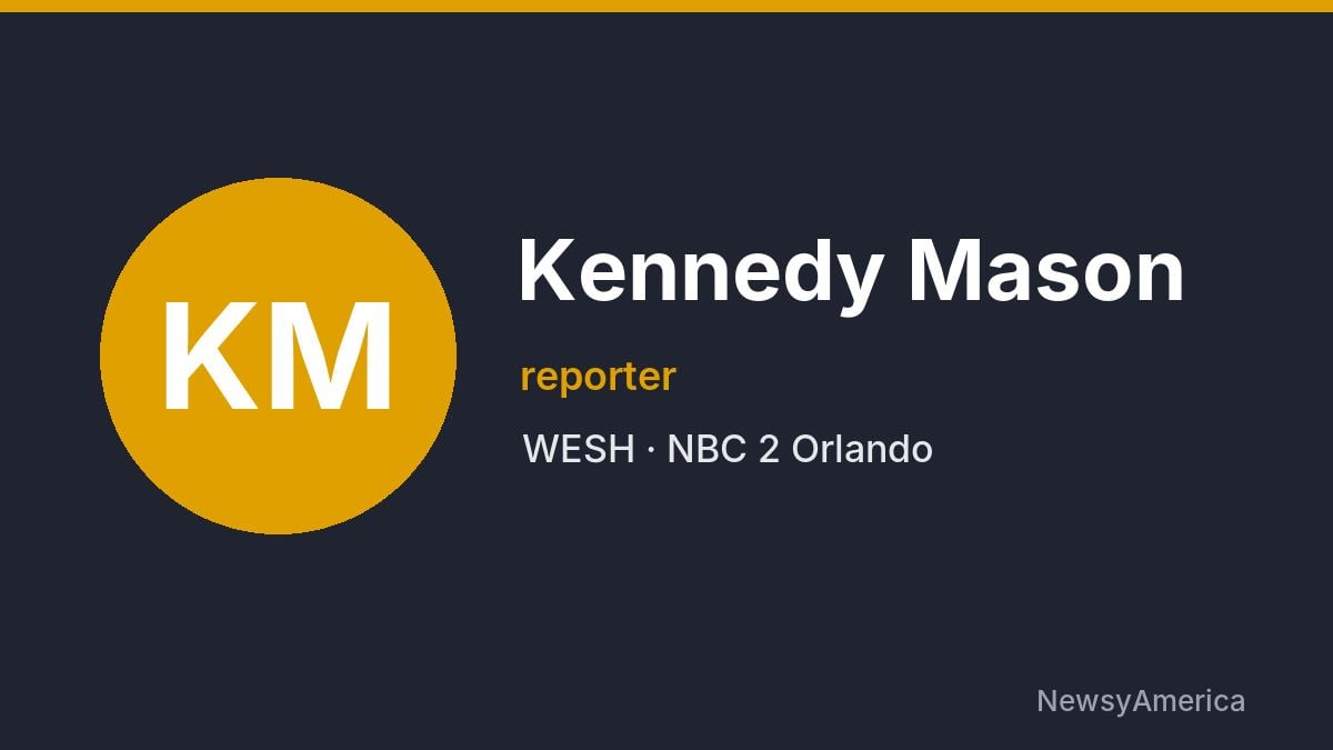Kennedy Mason – WESH, Orlando