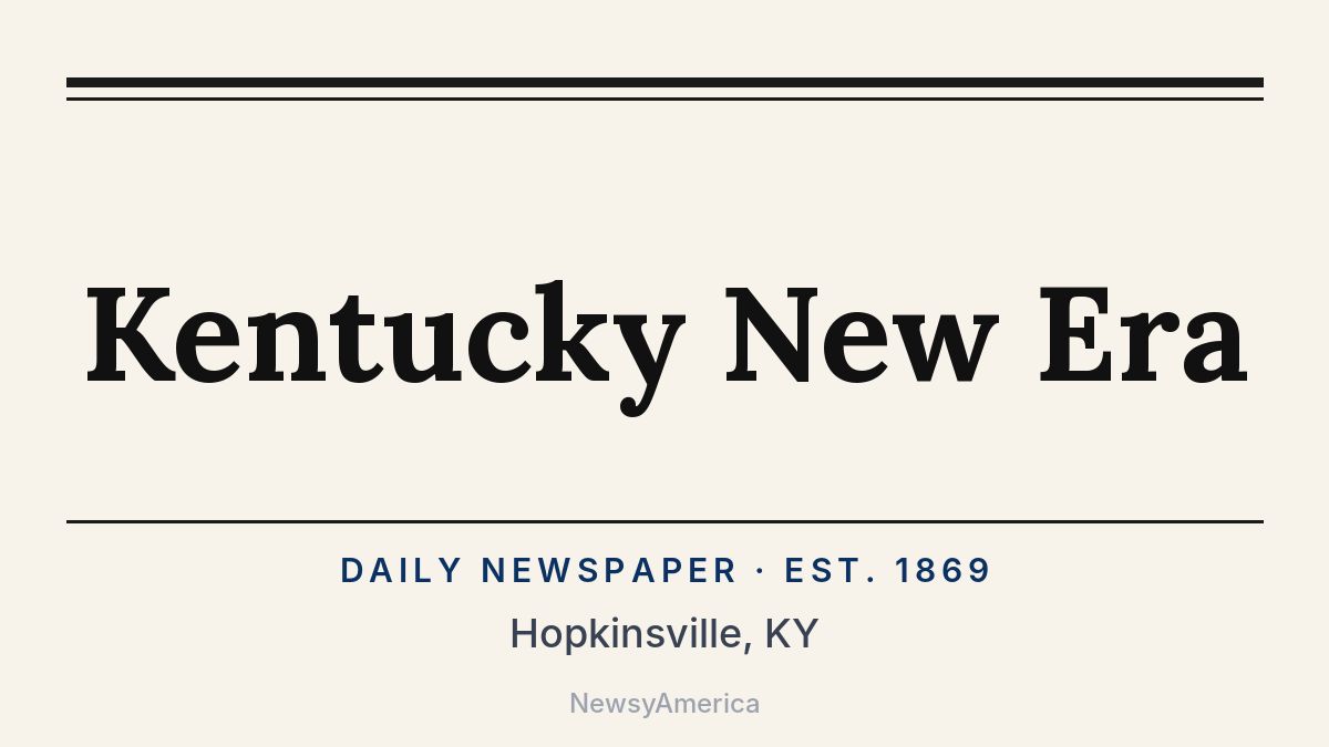 Kentucky New Era – Hopkinsville, KY