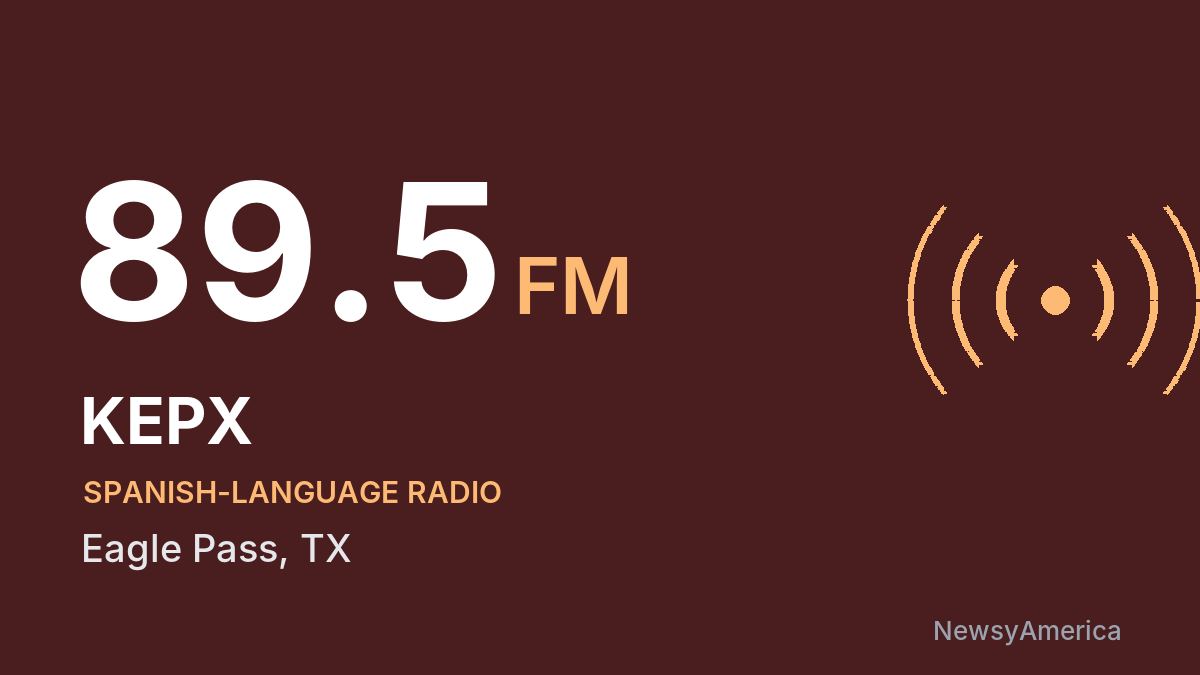 KEPX 89.5 FM – Eagle Pass