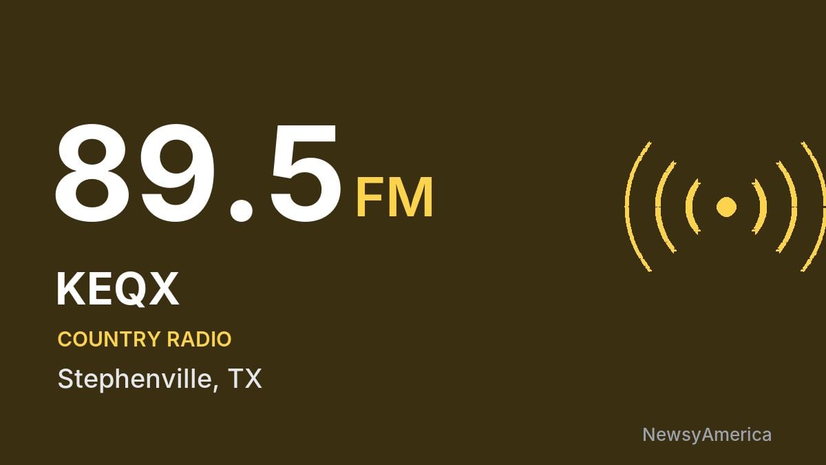 KEQX 89.5 FM – Stephenville