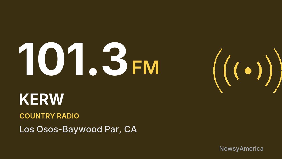 KERW 101.3 FM – Los Osos-Baywood Par